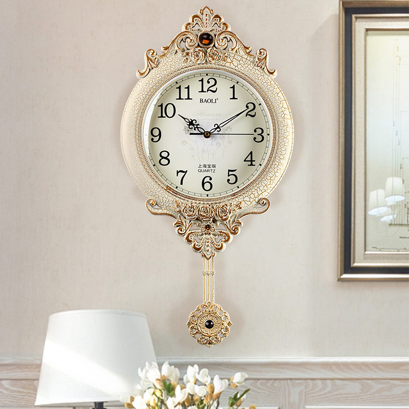 Luxury Lifestyle Aesthetics - Chinese Style Minimalist Wall Clocks Luxury