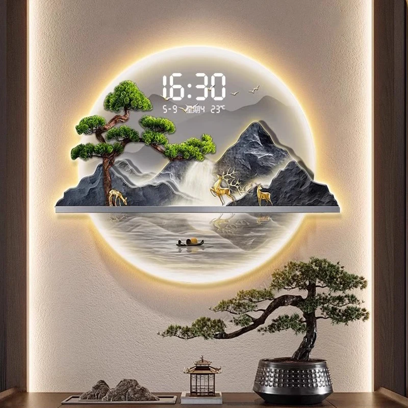 Luxury Lifestyle Aesthetics - Chinese Style Design Wall Clocks Modern