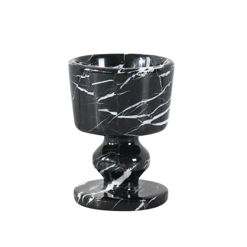 Scented Candle Luxury - European light luxury wabi wind marble
