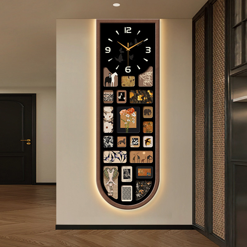 Vertical Security Wall Clock U - Luxury Lifestyle Aesthetics recension och pris