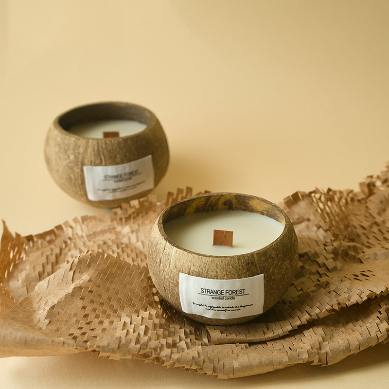Coconut Shell Aromatherapy Can - Scented Candle Luxury recension och pris