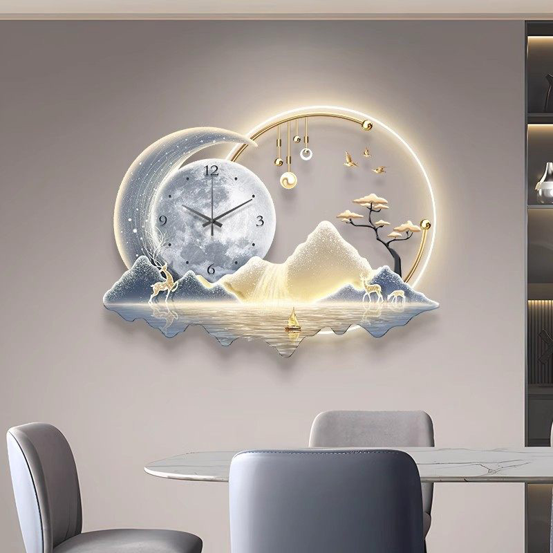 Art Mural Led Clock Wall Luxur - Luxury Lifestyle Aesthetics recension och pris